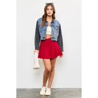 Big Trouble Flared Skort (2 Colors)