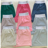 Basic Watercolor Shorts (4 Colors Available)