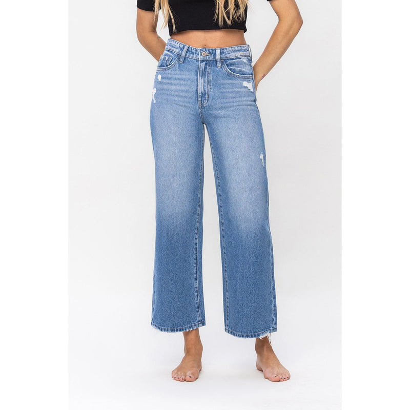 T6000 High Rise Wide Leg Jean