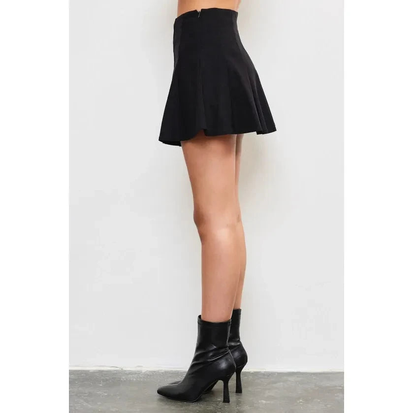 Big Trouble Flared Skort (2 Colors)