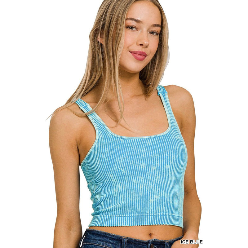 Full Length Padded Bra Tank (Multiple Colors)