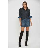 Fallon Denim Mini Skirt