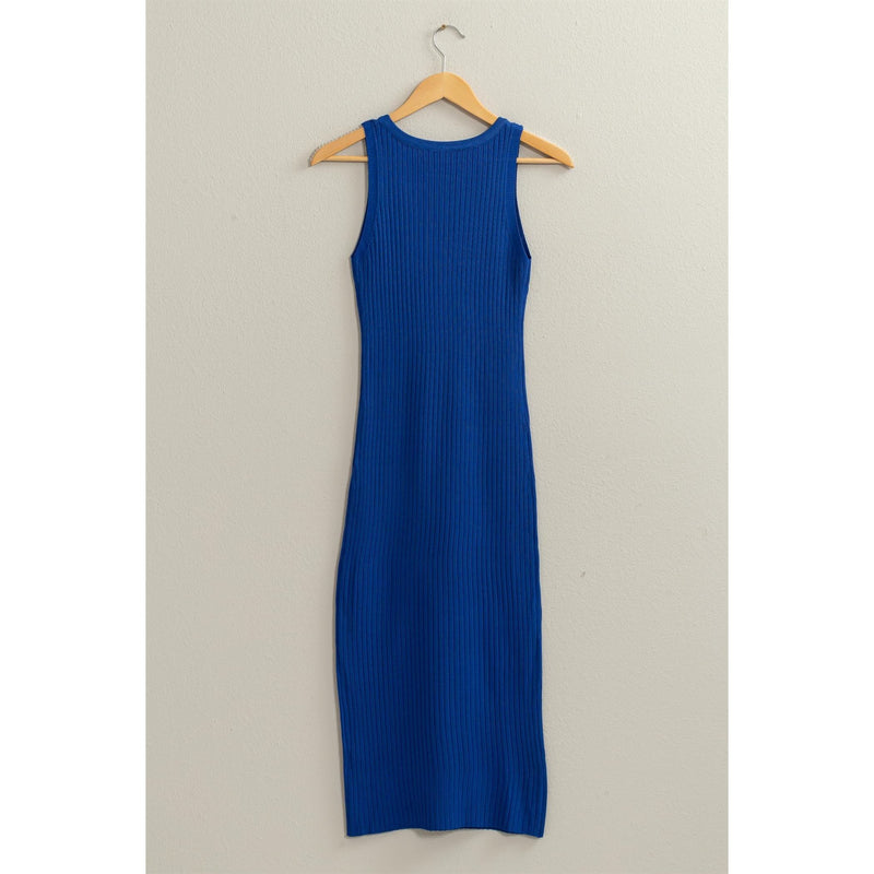 Flirty Ribbed Tank Dress (Two Available Colors)