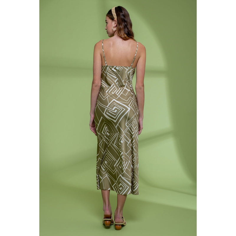 Gio Olive Dress