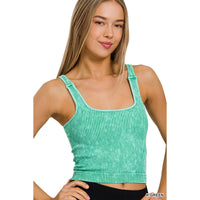 Full Length Padded Bra Tank (Multiple Colors)