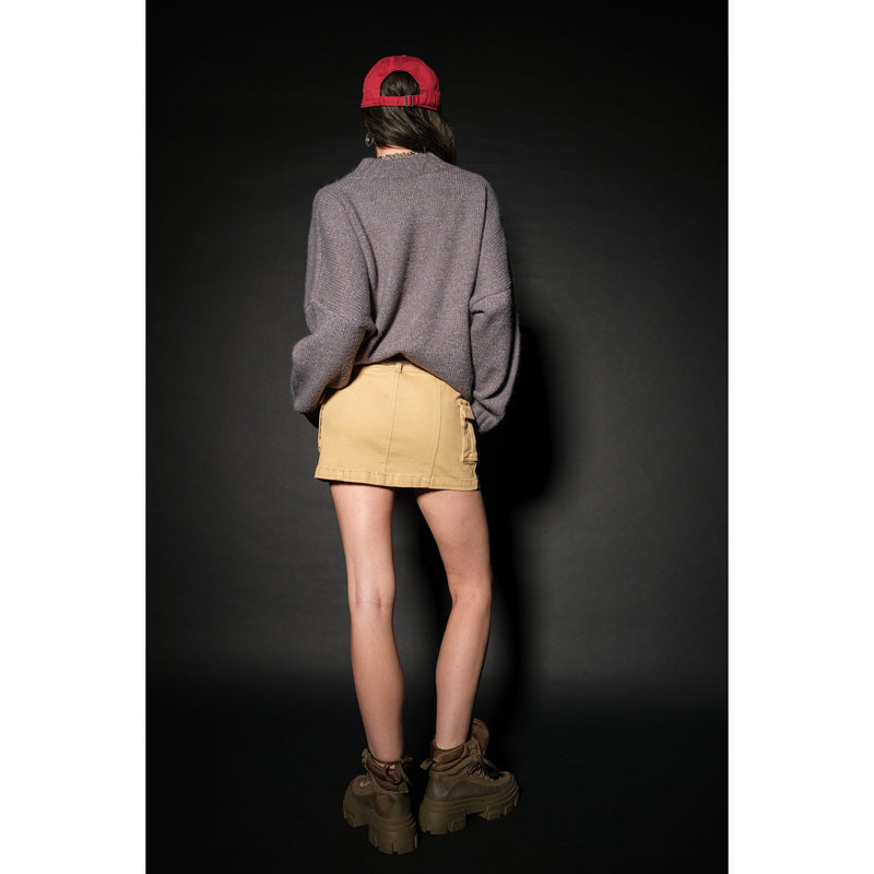 1998 Belted Cargo Mini Skirt