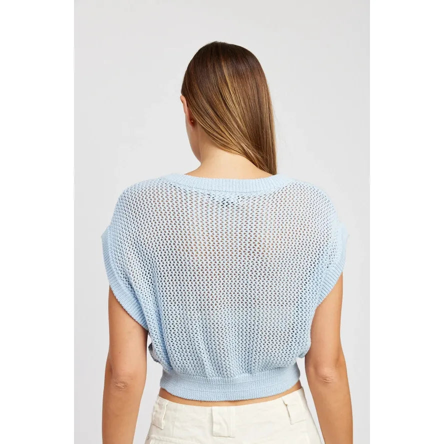 Spring Blues Top