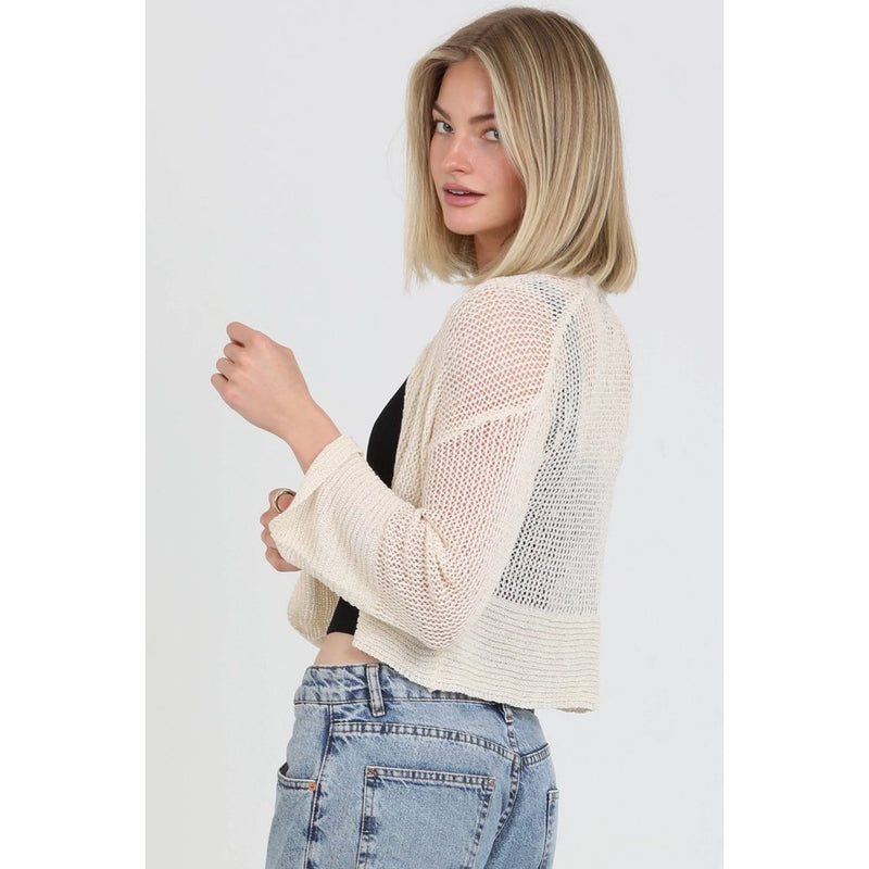 Nessa Open Knit Cardigan (2 Colors)