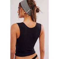 Clean Lines Muscle Cami (Black)