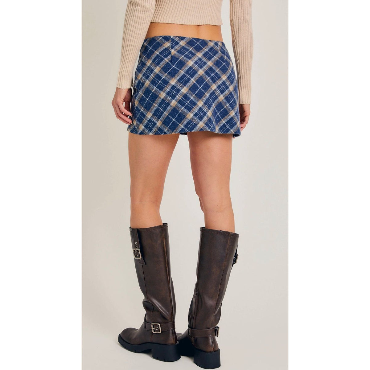 Plaid Mini Skirt