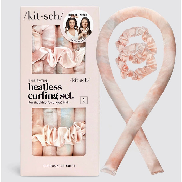 Satin Heatless Curling Set