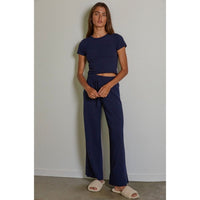 Cozy Travel Pant - Navy (Part of a Matching Set)