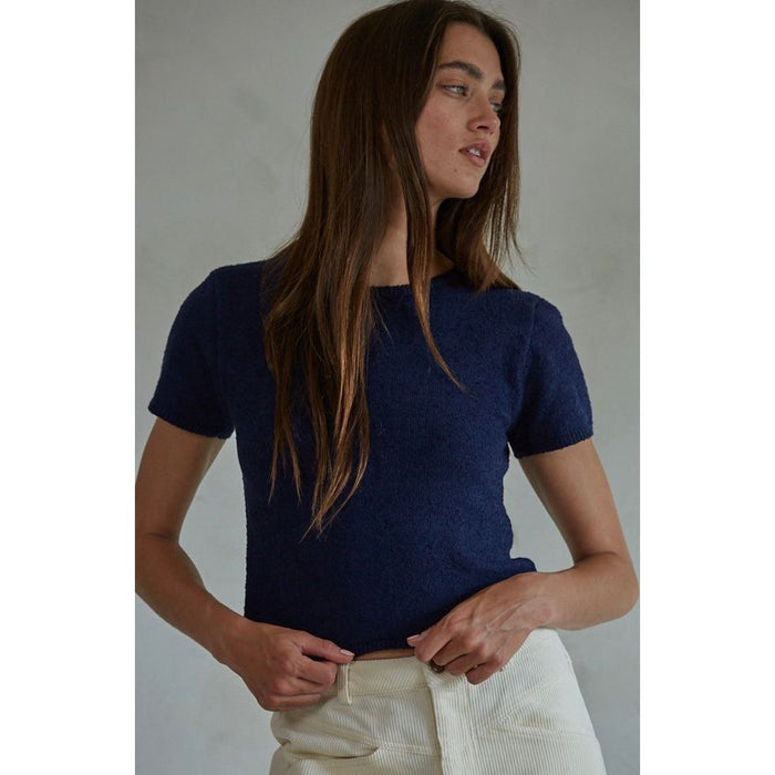 Cozy Travel Top - Navy (Part of a Matching Set)