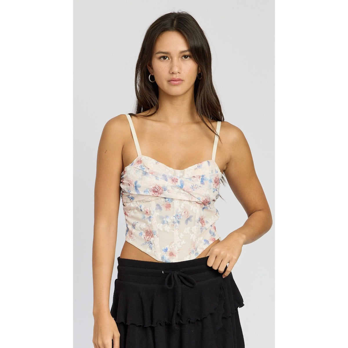 Floral Corset Top