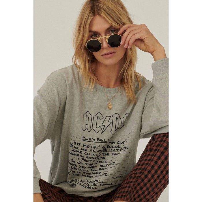 Ac/Dc Play Ball Vintage-Print Graphic Sweatshirt