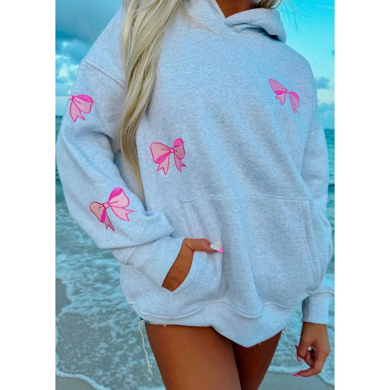 Pink Bow Hoodie