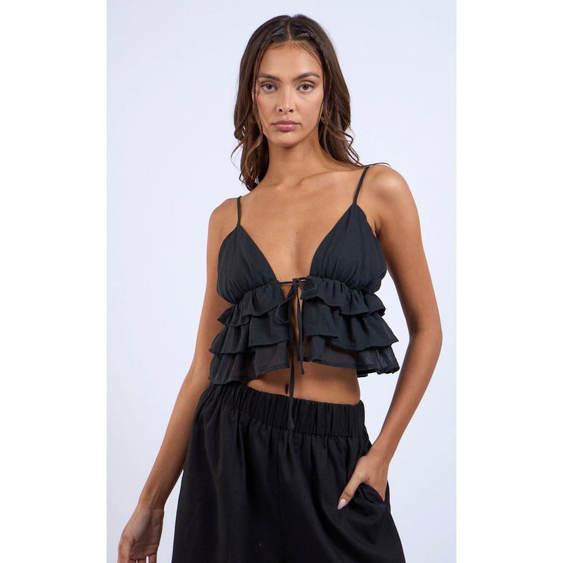 Ruffle My Feathers Top (2 Colors)