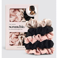 Satin Sleep Scrunchies 5pc (2 Colors)