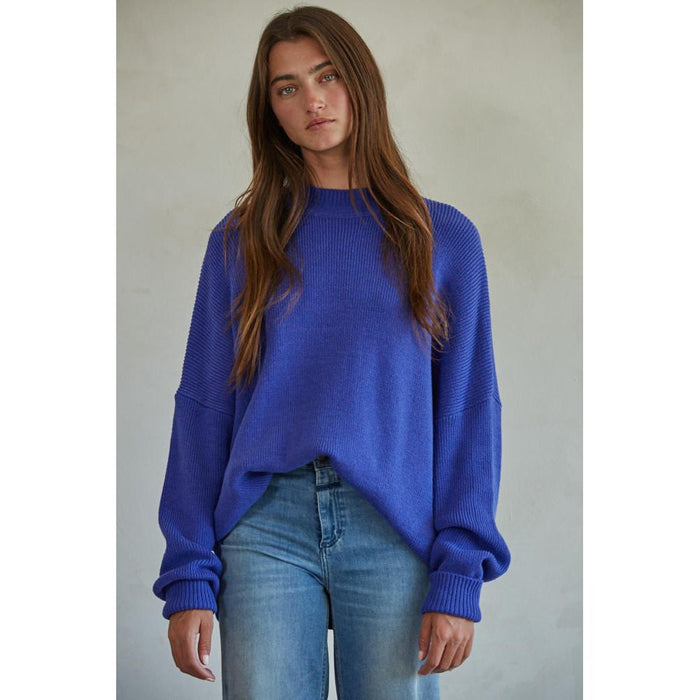 Chunky Blue Sweater